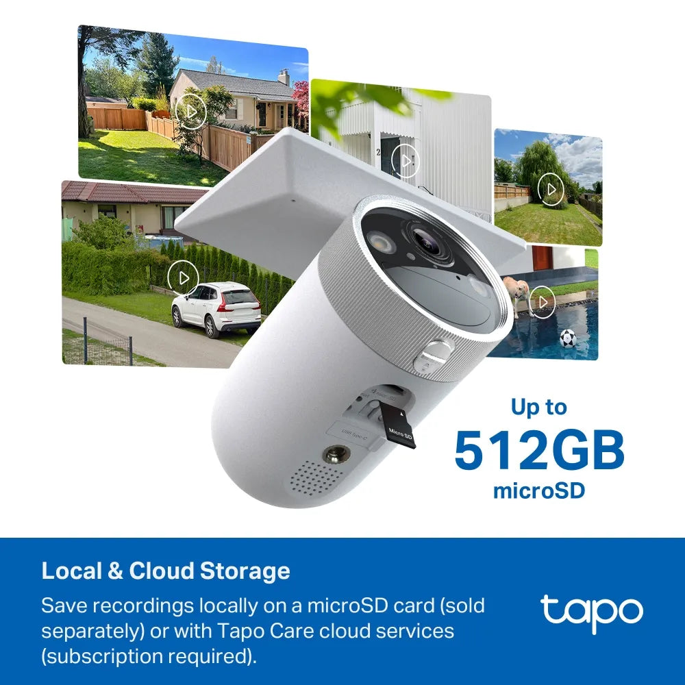 TP-Link Tapo C465 4K 8MP Battery-Powered Outdoor Security Camera with Built-In Solar Panel - متجر TT Tab للتقنيات الحديثة