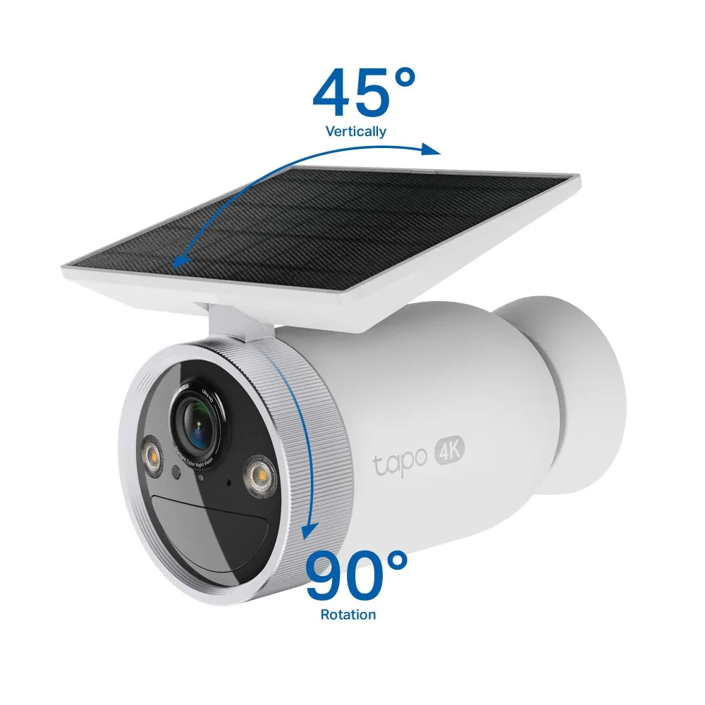 TP-Link Tapo C465 4K 8MP Battery-Powered Outdoor Security Camera with Built-In Solar Panel - متجر TT Tab للتقنيات الحديثة