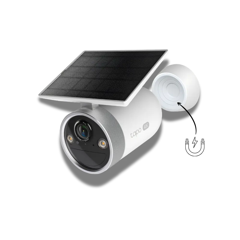 TP-Link Tapo C465 4K 8MP Battery-Powered Outdoor Security Camera with Built-In Solar Panel - متجر TT Tab للتقنيات الحديثة
