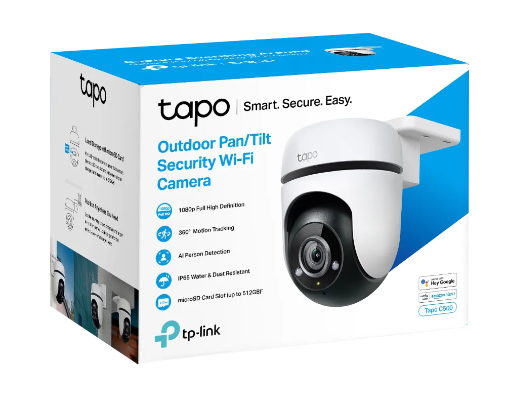 TP-Link Tapo C500 Outdoor Pan/Tilt Security WiFi Camera - للتقنيات الحديثة TT TAB متجر