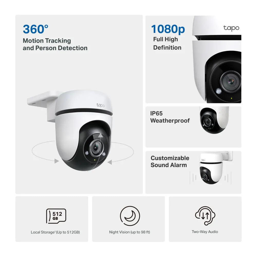TP-Link Tapo C500 Outdoor Pan/Tilt Security WiFi Camera - للتقنيات الحديثة TT TAB متجر