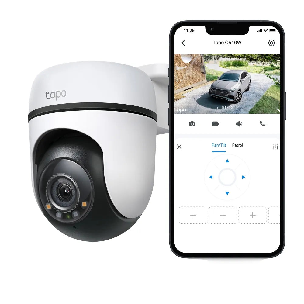 TP-Link Tapo C510W Outdoor Pan/Tilt Security WiFi Camera - للتقنيات الحديثة TT TAB متجر