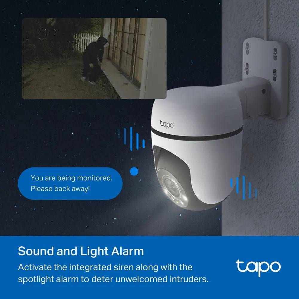 TP-Link Tapo C510W Outdoor Pan/Tilt Security WiFi Camera - متجر TT Tab للتقنيات الحديثة