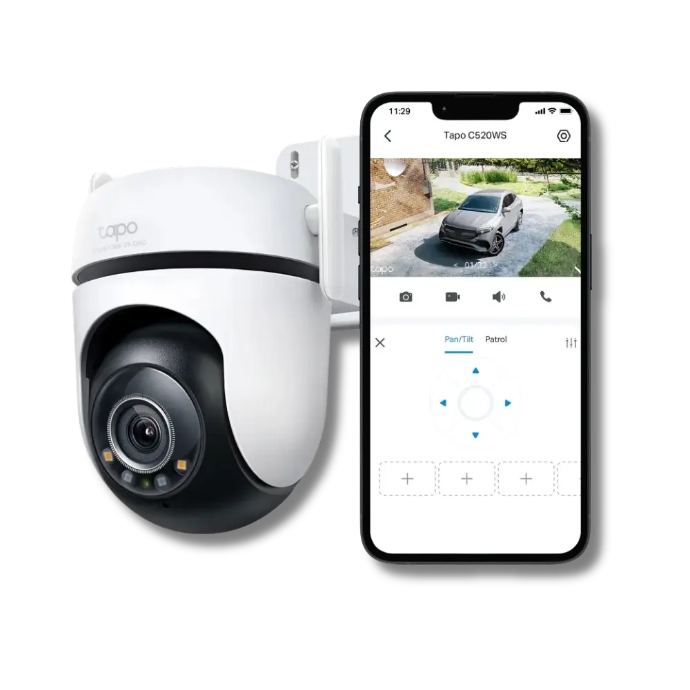 TP-Link Tapo C520WS Outdoor Pan/Tilt Security Wi-Fi Camera - متجر TT Tab للتقنيات الحديثة