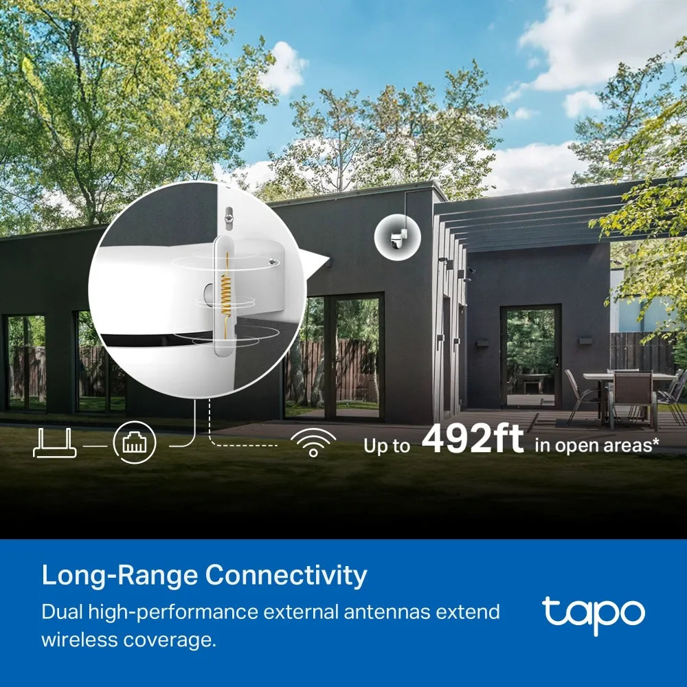 TP-Link Tapo C530WS Outdoor Pan/Tilt Security Wi-Fi Camera - متجر TT Tab للتقنيات الحديثة