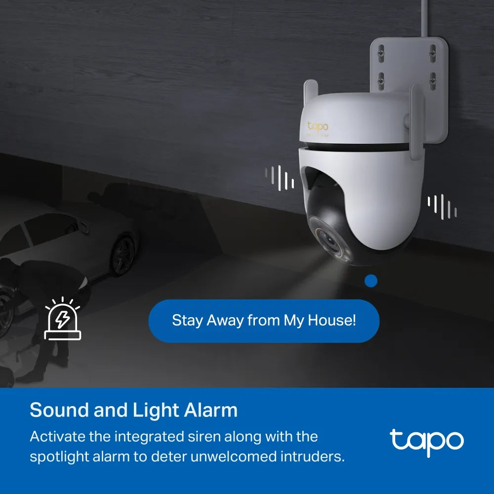 TP-Link Tapo C530WS Outdoor Pan/Tilt Security Wi-Fi Camera - متجر TT Tab للتقنيات الحديثة
