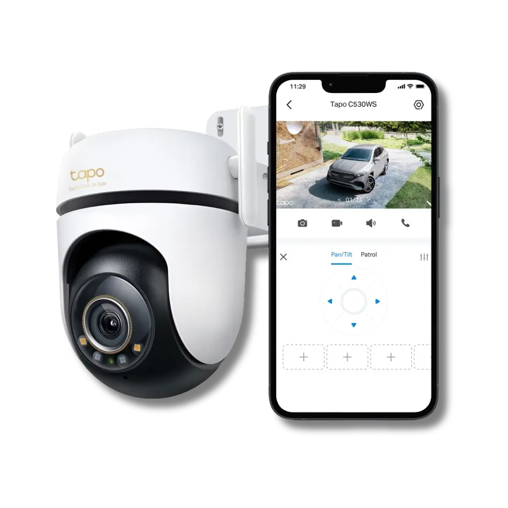 TP-Link Tapo C530WS Outdoor Pan/Tilt Security Wi-Fi Camera - متجر TT Tab للتقنيات الحديثة