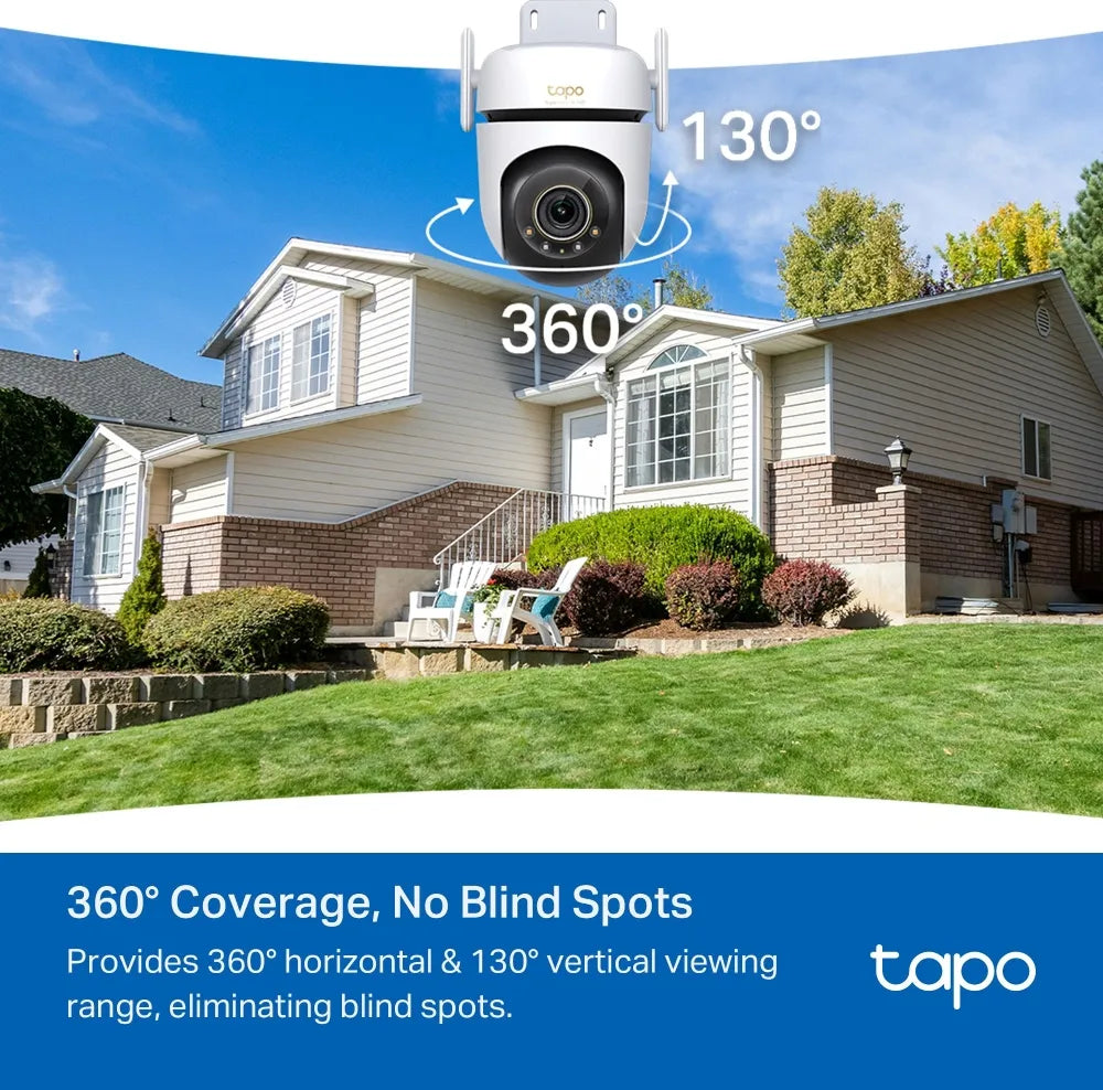 TP-Link Tapo C530WS Outdoor Pan/Tilt Security Wi-Fi Camera - متجر TT Tab للتقنيات الحديثة