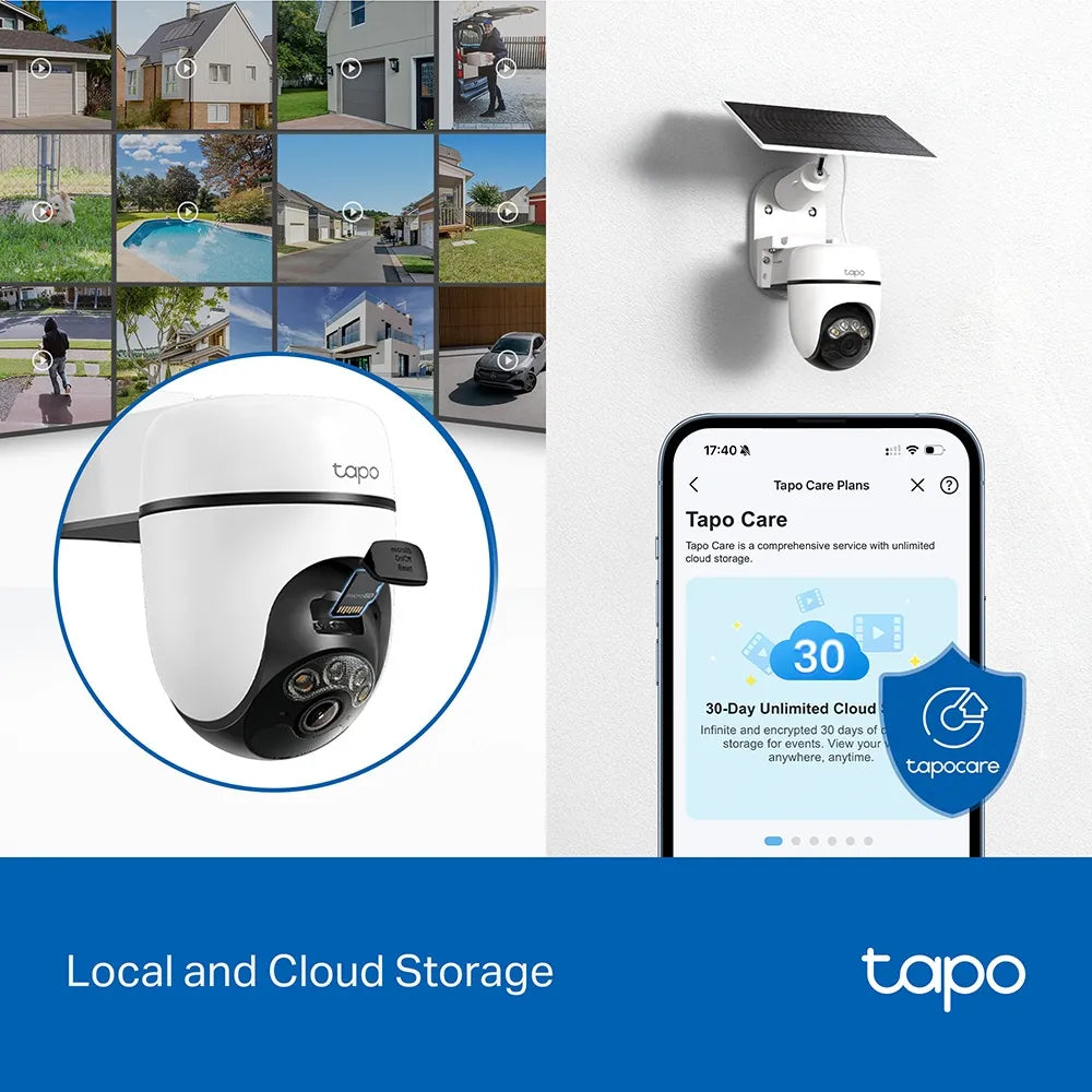 TP-Link Tapo C610 KIT Solar-Powered Pan/Tilt Security Camera Kit - متجر TT Tab للتقنيات الحديثة