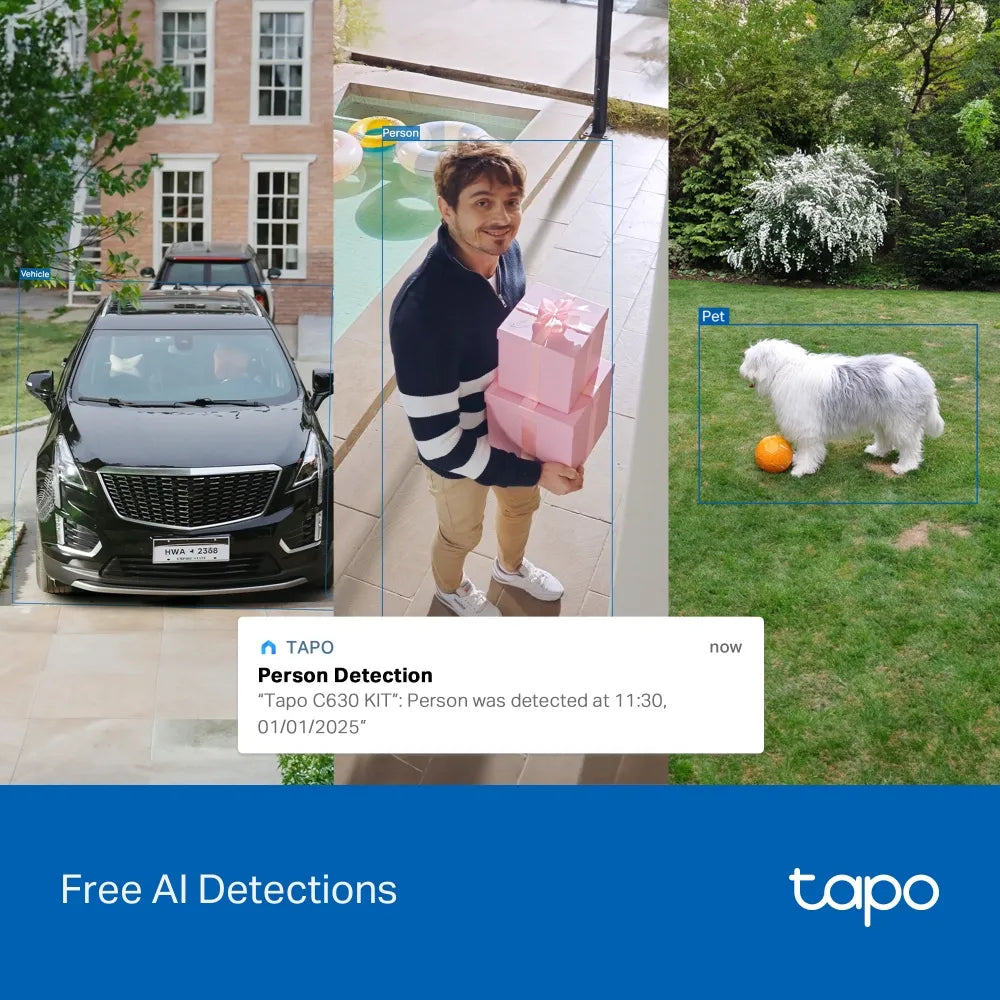 TP-Link Tapo C630 KIT 3K 5MP Solar-Powered Pan/Tilt Security Camera Kit - متجر TT Tab للتقنيات الحديثة