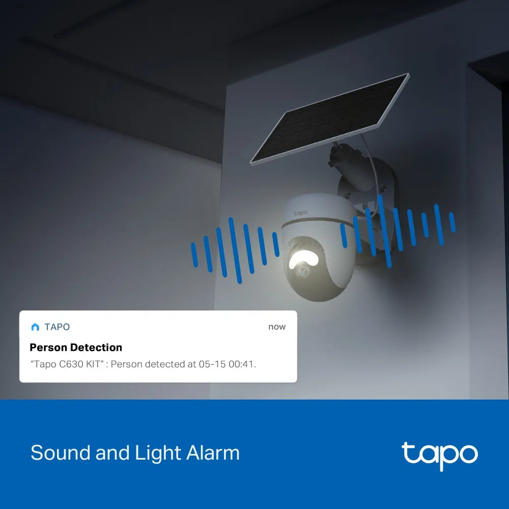 TP-Link Tapo C630 KIT 3K 5MP Solar-Powered Pan/Tilt Security Camera Kit - متجر TT Tab للتقنيات الحديثة