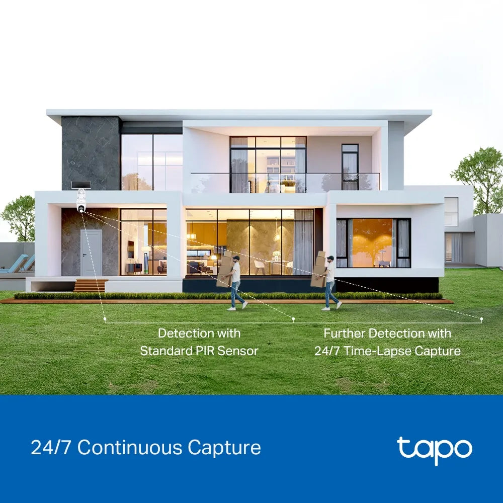 TP-Link Tapo C630 KIT 3K 5MP Solar-Powered Pan/Tilt Security Camera Kit - متجر TT Tab للتقنيات الحديثة