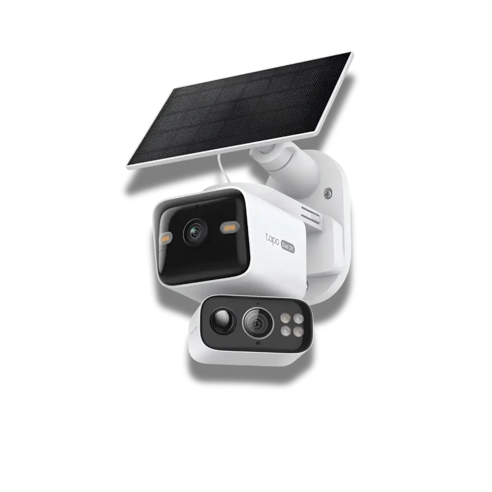 TP-Link Tapo C645D KIT Solar-Powered Dual-Lens Pan/Tilt Security Camera Kit - متجر TT Tab للتقنيات الحديثة