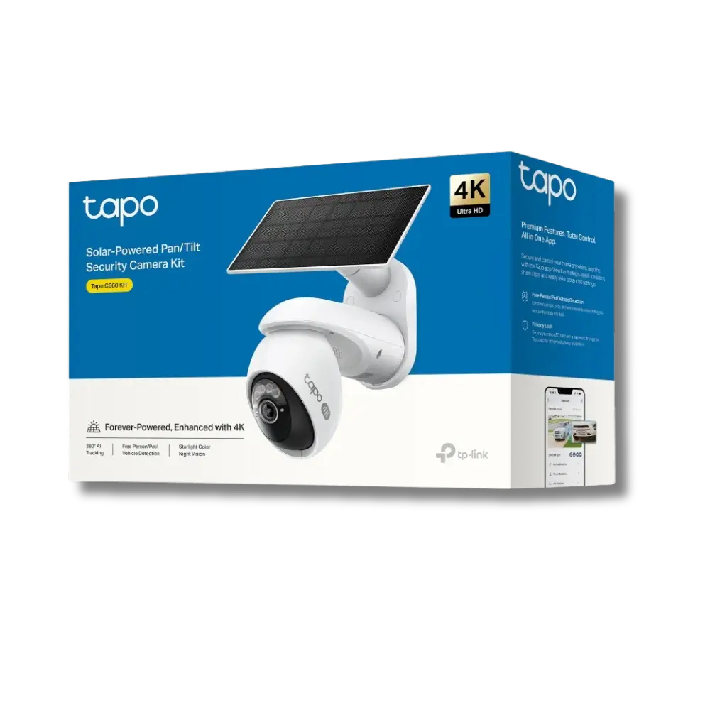 TP-Link Tapo C660 KIT Solar-Powered Pan/Tilt Security Camera Kit - متجر TT Tab للتقنيات الحديثة