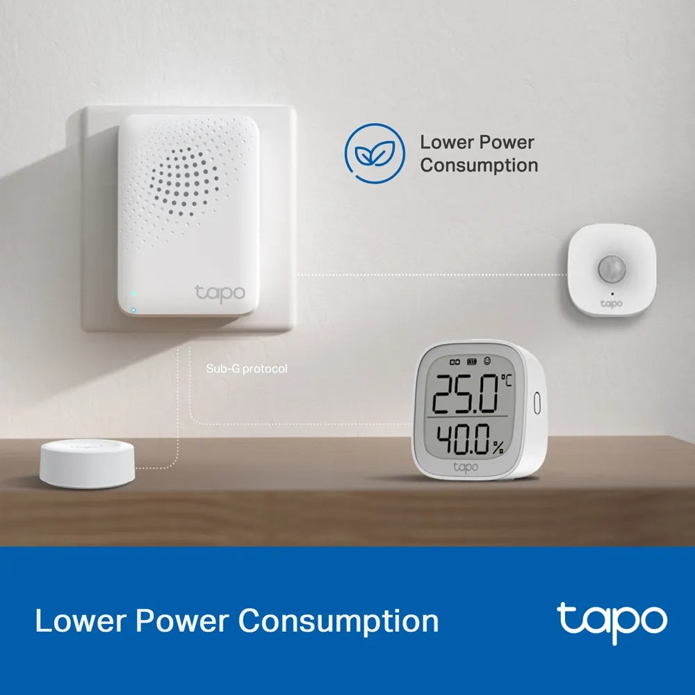TP-Link Tapo H100 Smart Hub with Chime - للتقنيات الحديثة TT TAB متجر