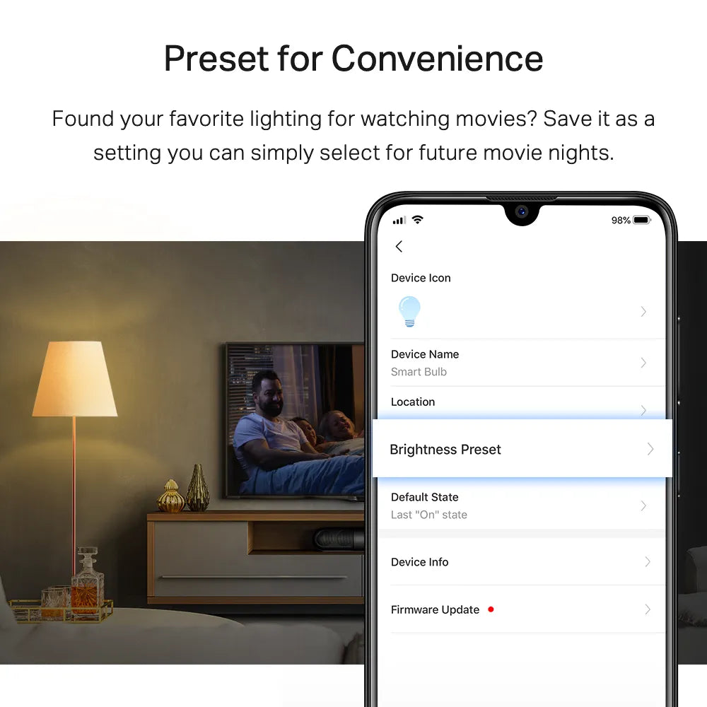 TP-Link Tapo L510E Smart Wi-Fi Light Bulb, Dimmable - للتقنيات الحديثة TT TAB متجر