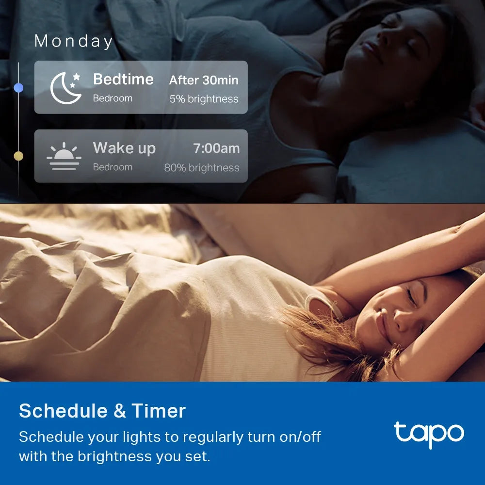 TP-Link Tapo L530E Smart Wi-Fi Light Bulb, Multicolor - للتقنيات الحديثة TT TAB متجر