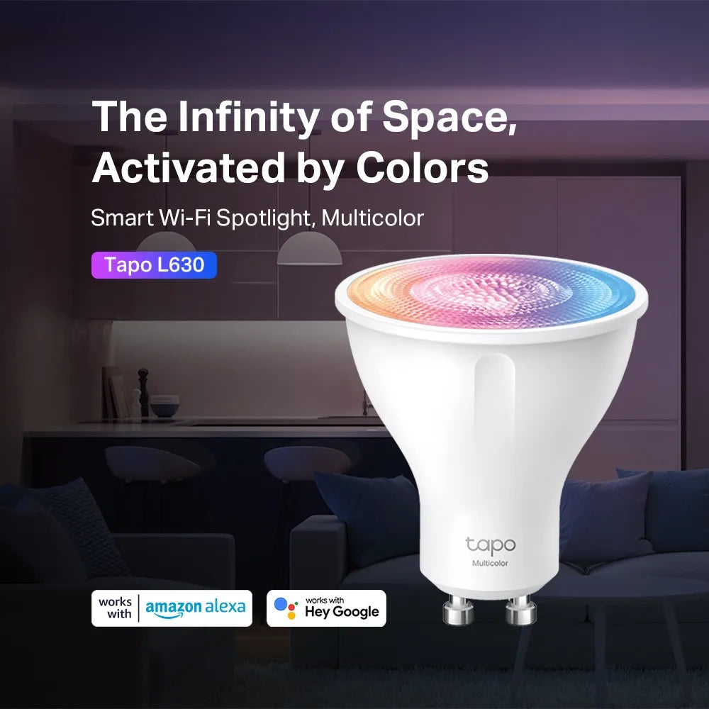 TP-Link Tapo L630 Smart Wi-Fi Spotlight Multicolor - للتقنيات الحديثة TT TAB متجر