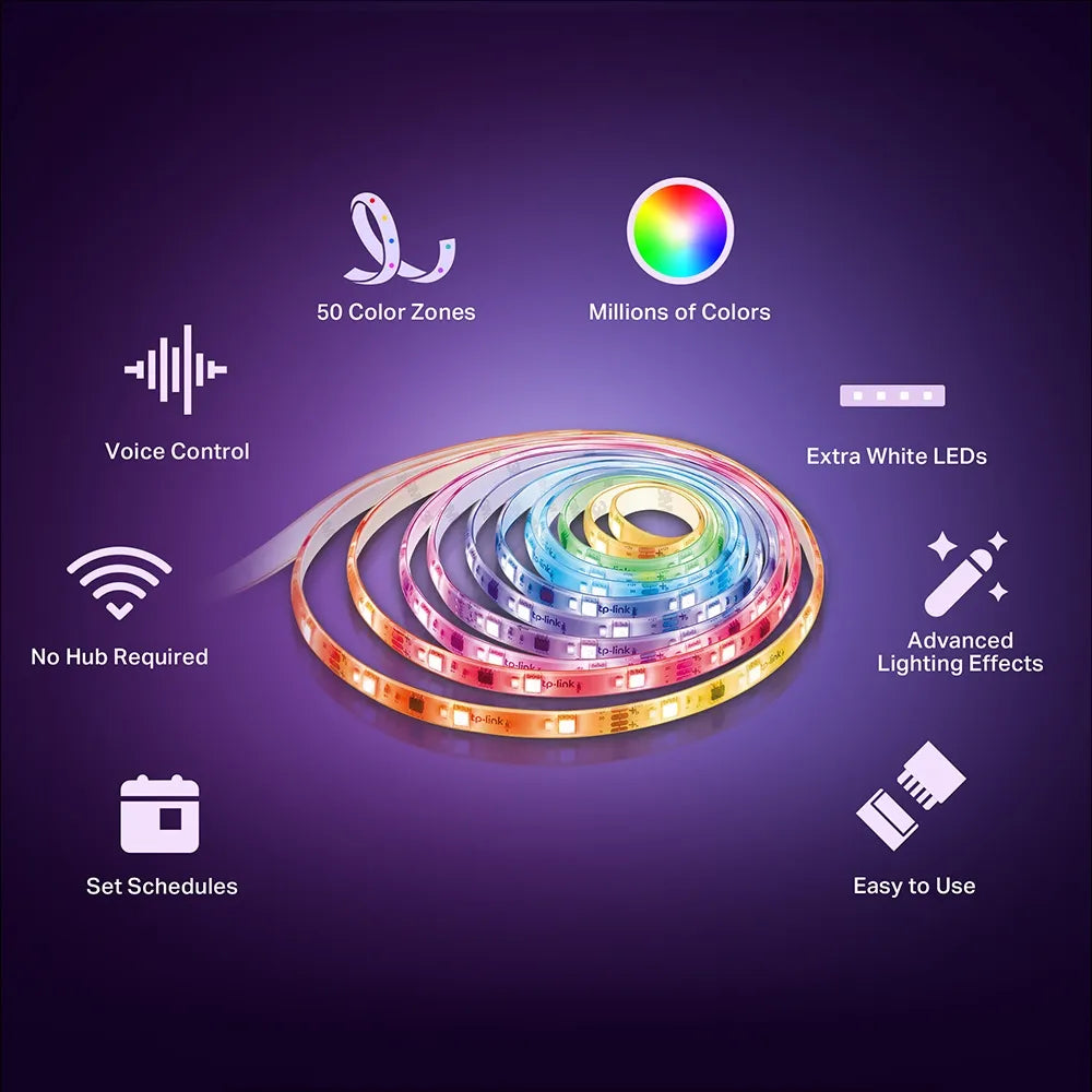 TP-Link Tapo L930-5 Smart Wi-Fi Light Strip, Multicolor - للتقنيات الحديثة TT TAB متجر