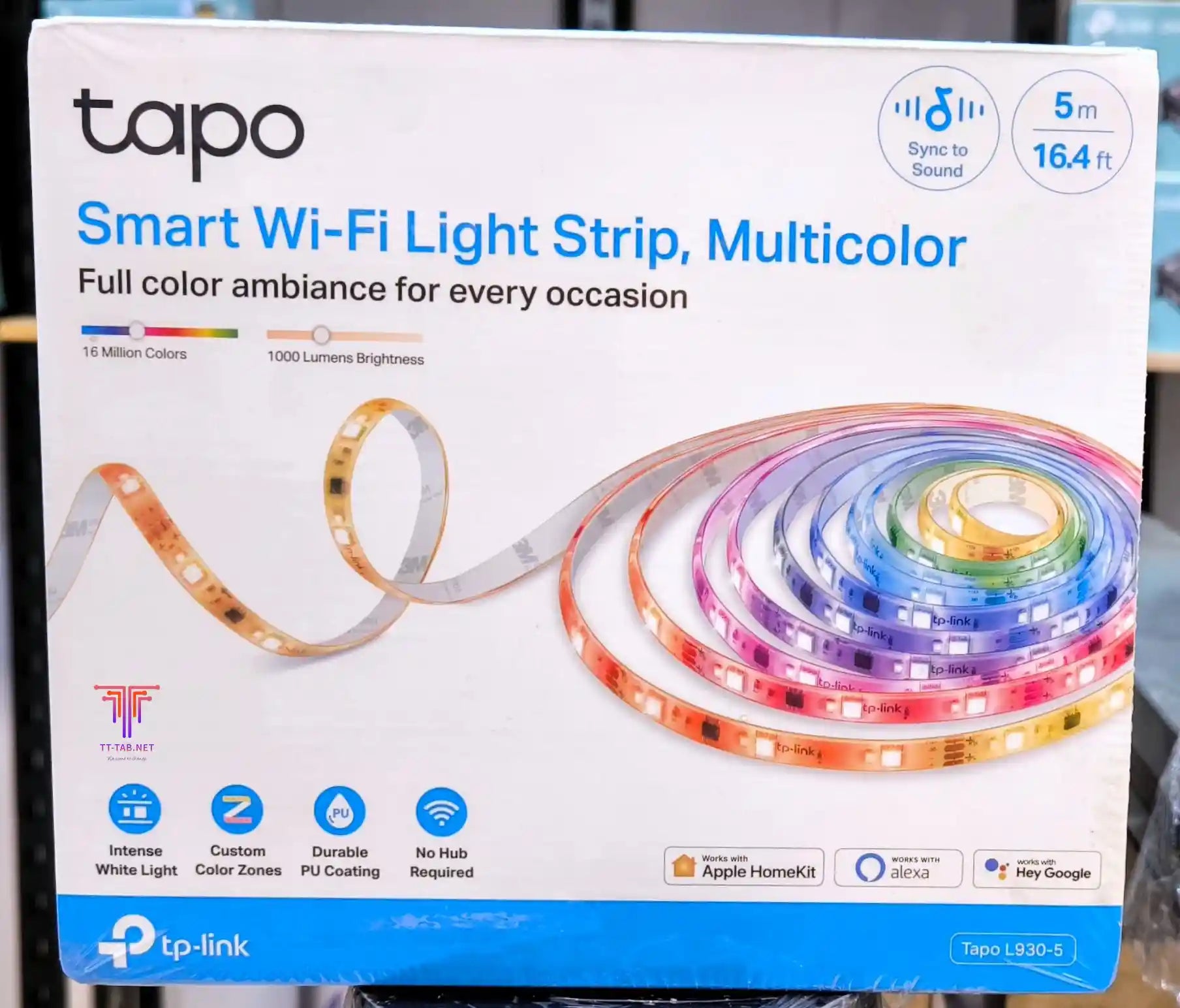 TP-Link Tapo L930-5 Smart Wi-Fi Light Strip, Multicolor - للتقنيات الحديثة TT TAB متجر
