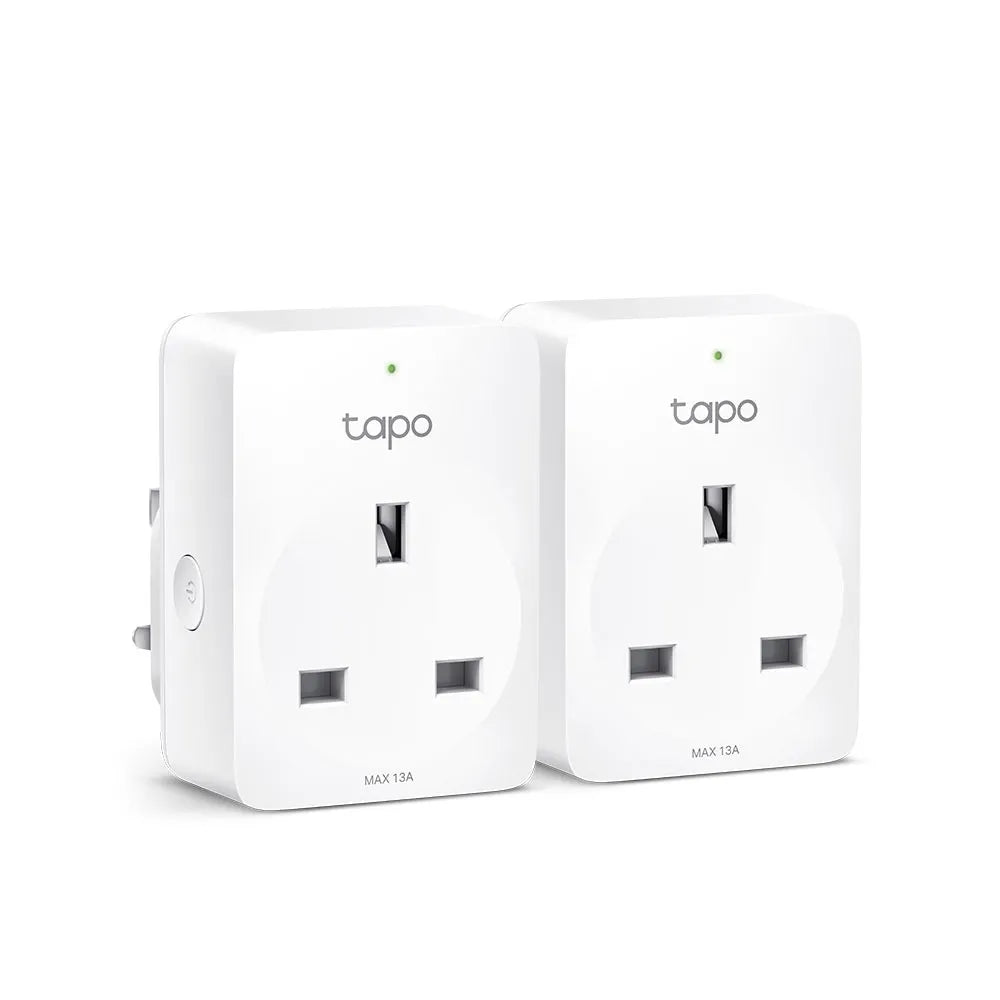 TP-Link Tapo P100 Mini Smart Wi-Fi Socket 2-Pack - للتقنيات الحديثة TT TAB متجر