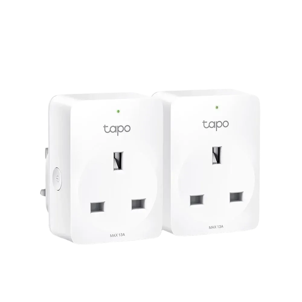 TP-Link Tapo P100 Mini Smart Wi-Fi Socket 2-Pack - للتقنيات الحديثة TT TAB متجر