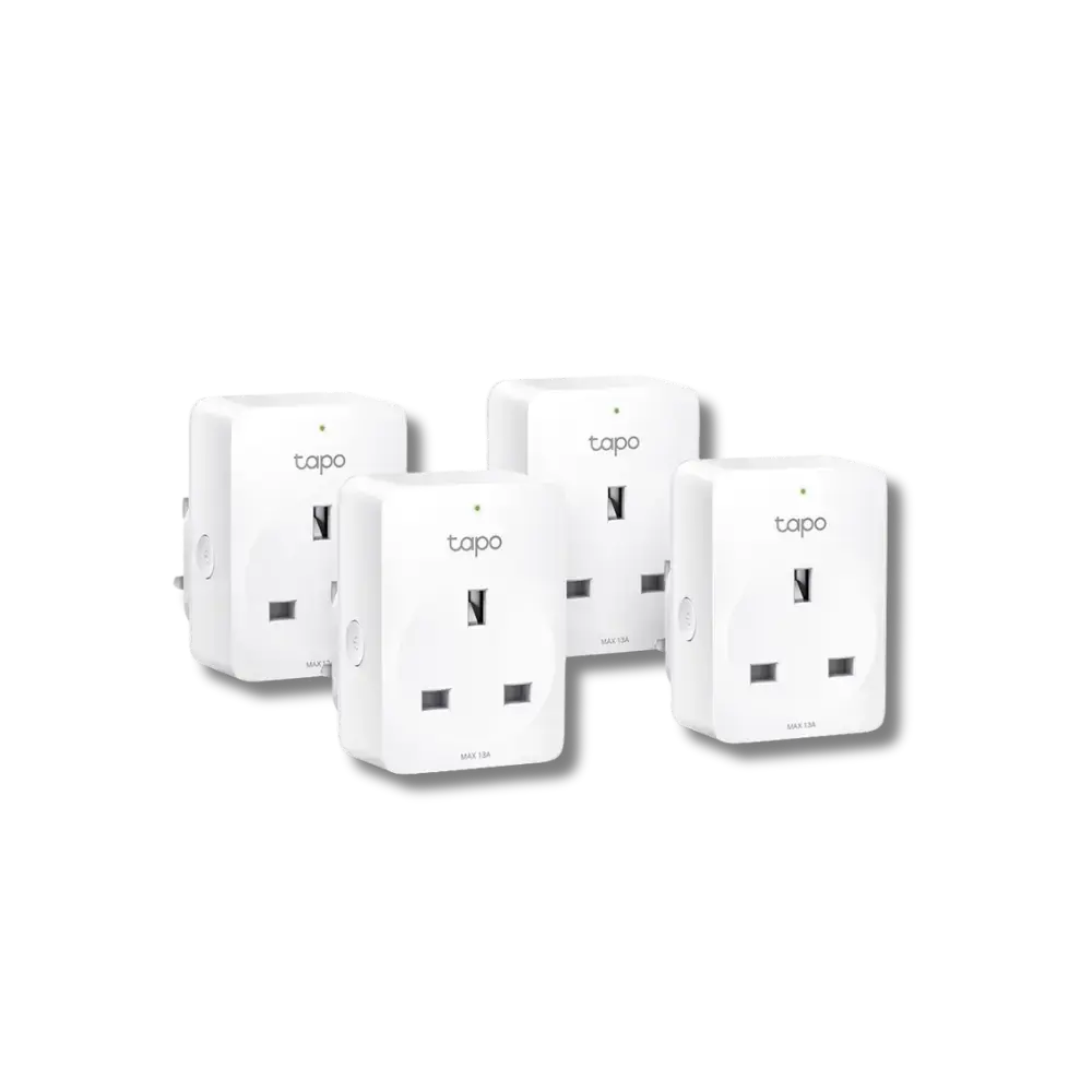 TP-Link Tapo P100 Mini Smart Wi-Fi Socket 4-Pack - للتقنيات الحديثة TT TAB متجر