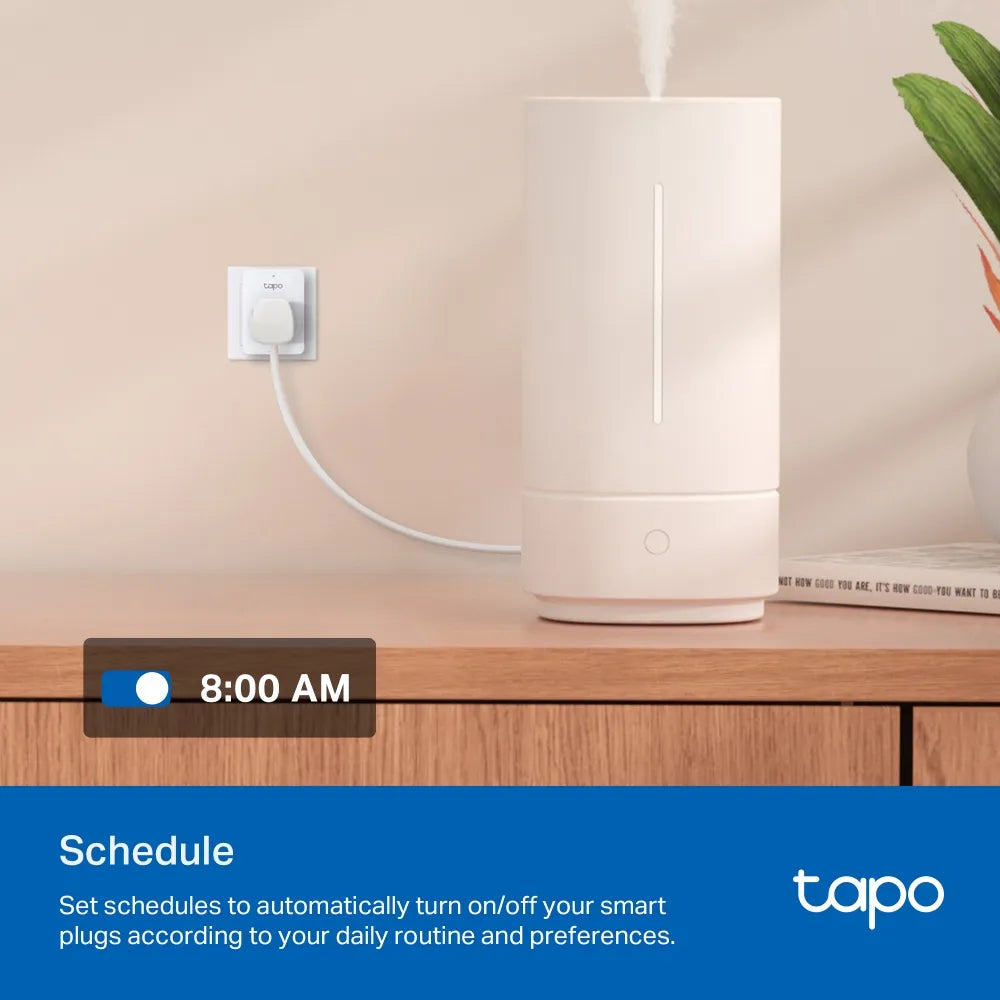 TP-Link Tapo P100 Mini Smart Wi-Fi Plug 1-Pack - للتقنيات الحديثة TT TAB متجر
