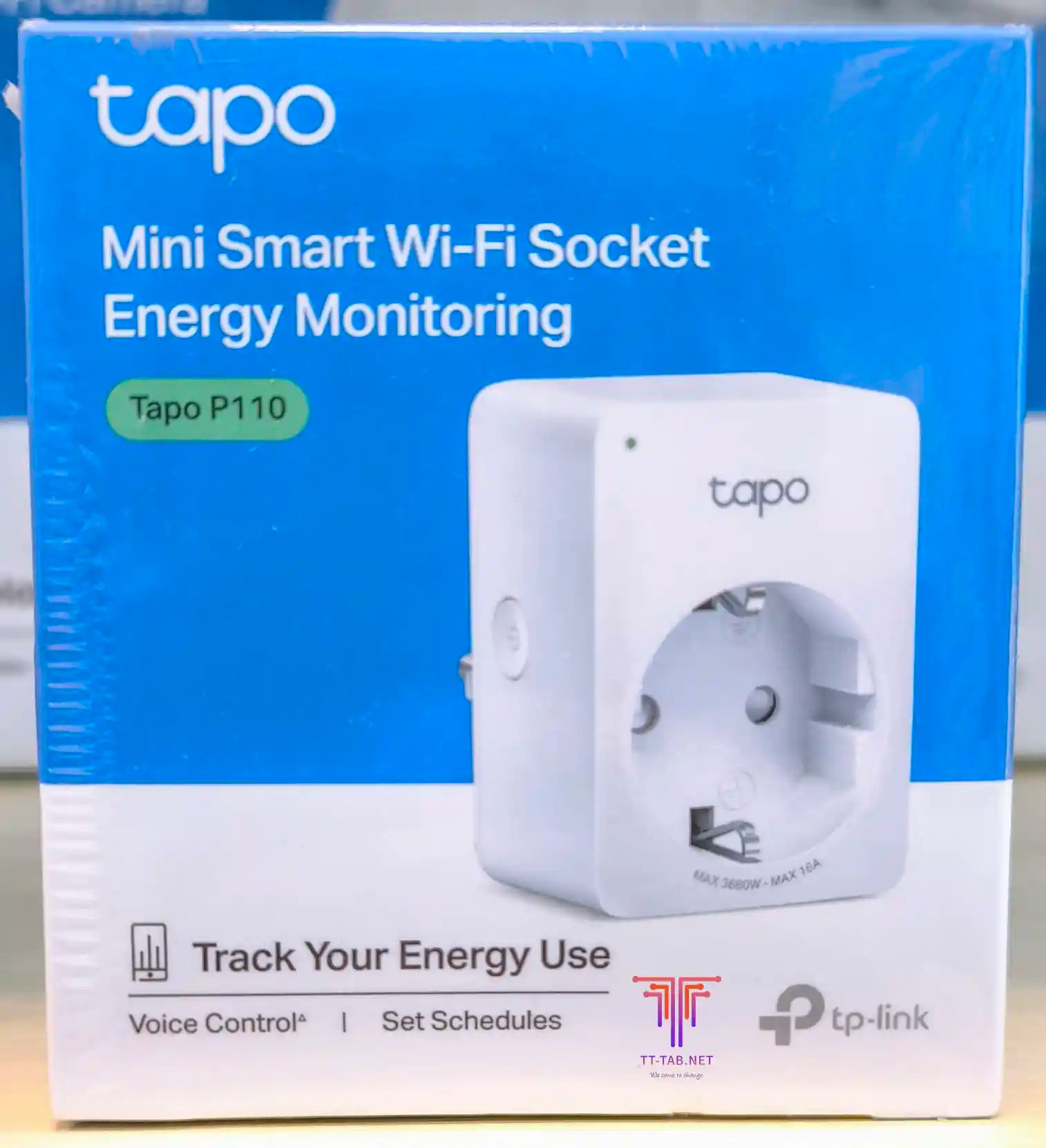 TP-Link Tapo P110 Mini Smart Wi-Fi Socket, Energy Monitoring - للتقنيات الحديثة TT TAB متجر