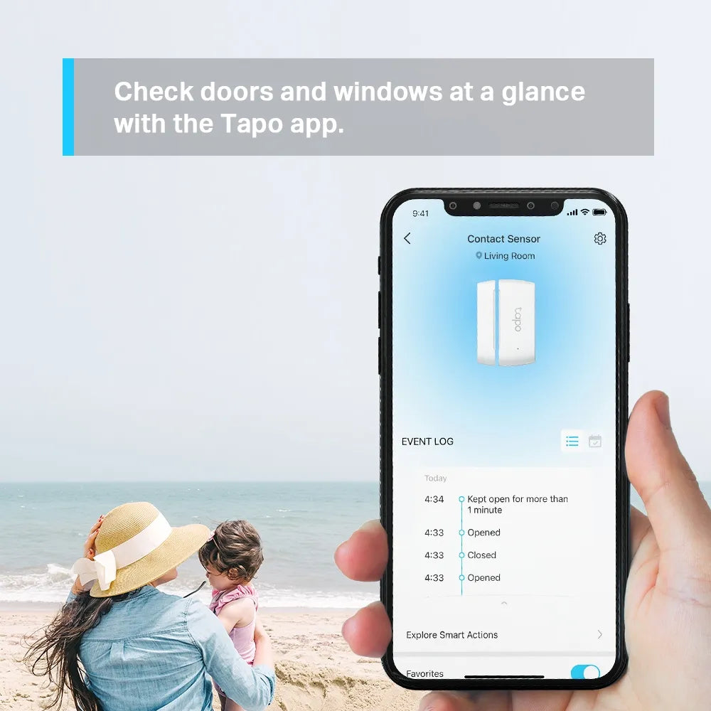 TP-Link Tapo T110 Smart Contact Sensor - للتقنيات الحديثة TT TAB متجر