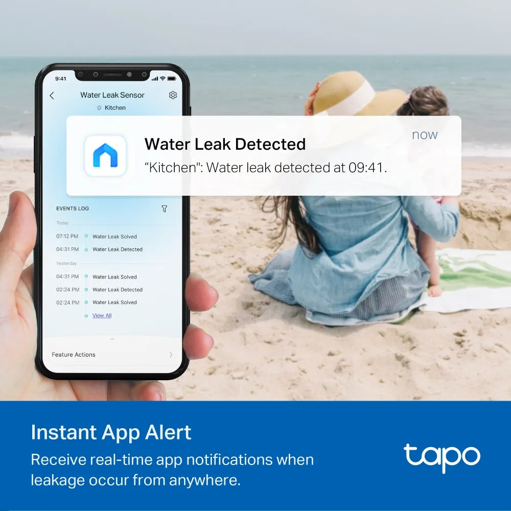 TP-Link Tapo T300 Smart Water Leak Sensor - للتقنيات الحديثة TT TAB متجر