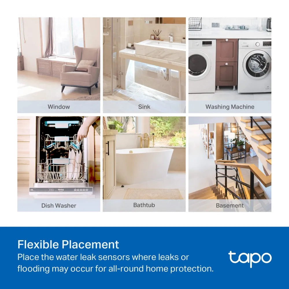 TP-Link Tapo T300 Smart Water Leak Sensor - للتقنيات الحديثة TT TAB متجر