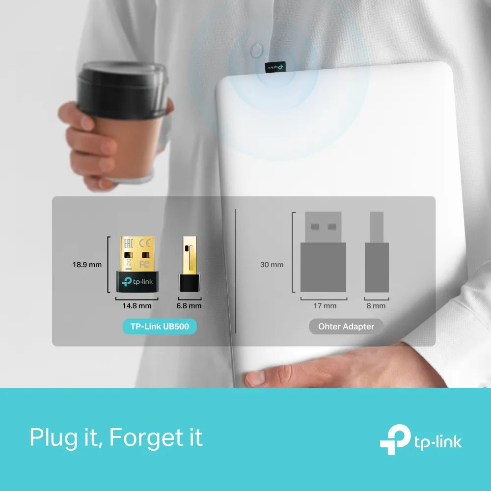 TP-Link UB500 Bluetooth 5.4 Nano USB Adapter - متجر TT Tab للتقنيات الحديثة