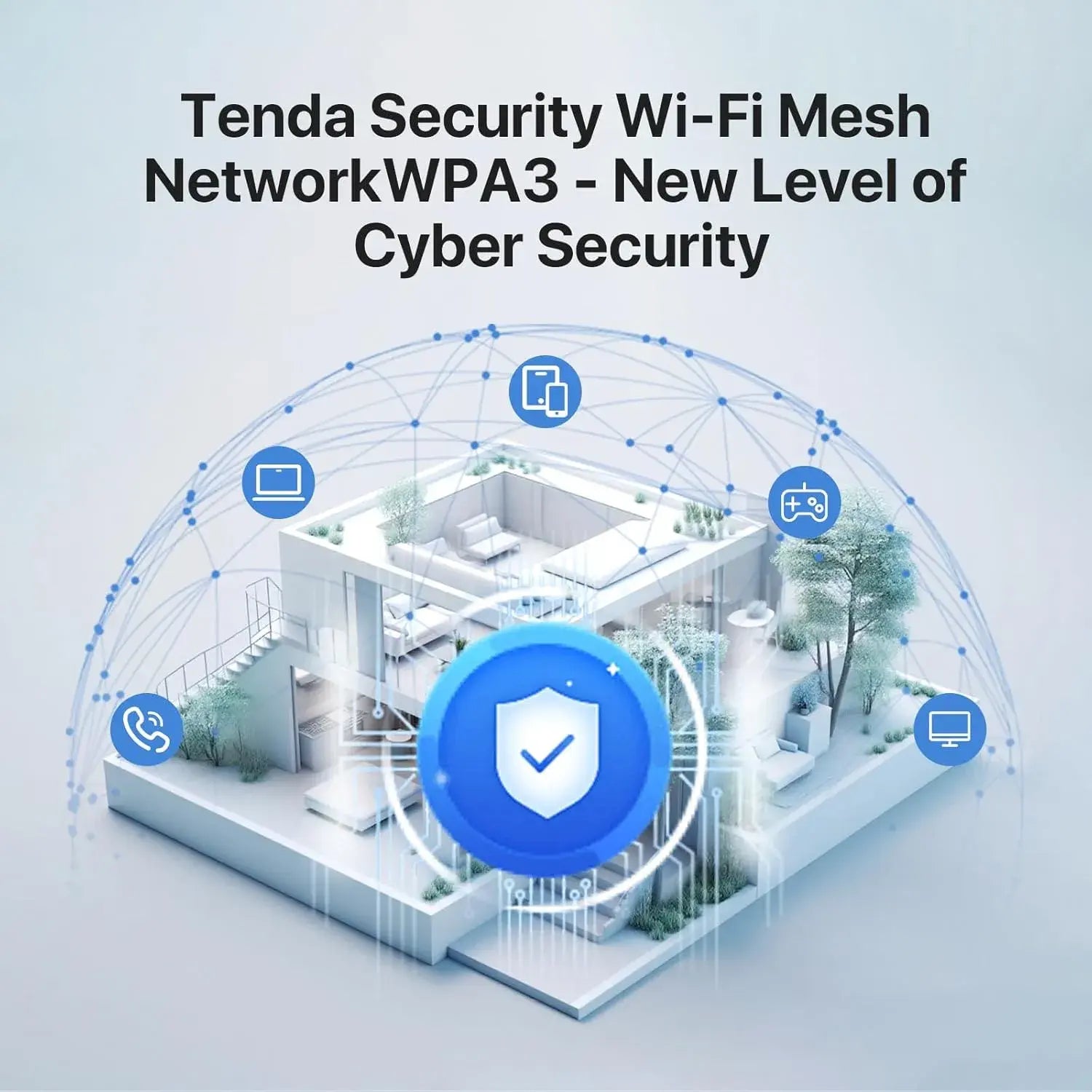 Tenda Nova EX3 3-Pack AX1500 Whole Home Mesh Wi-Fi6 System - متجر TT Tab للتقنيات الحديثة