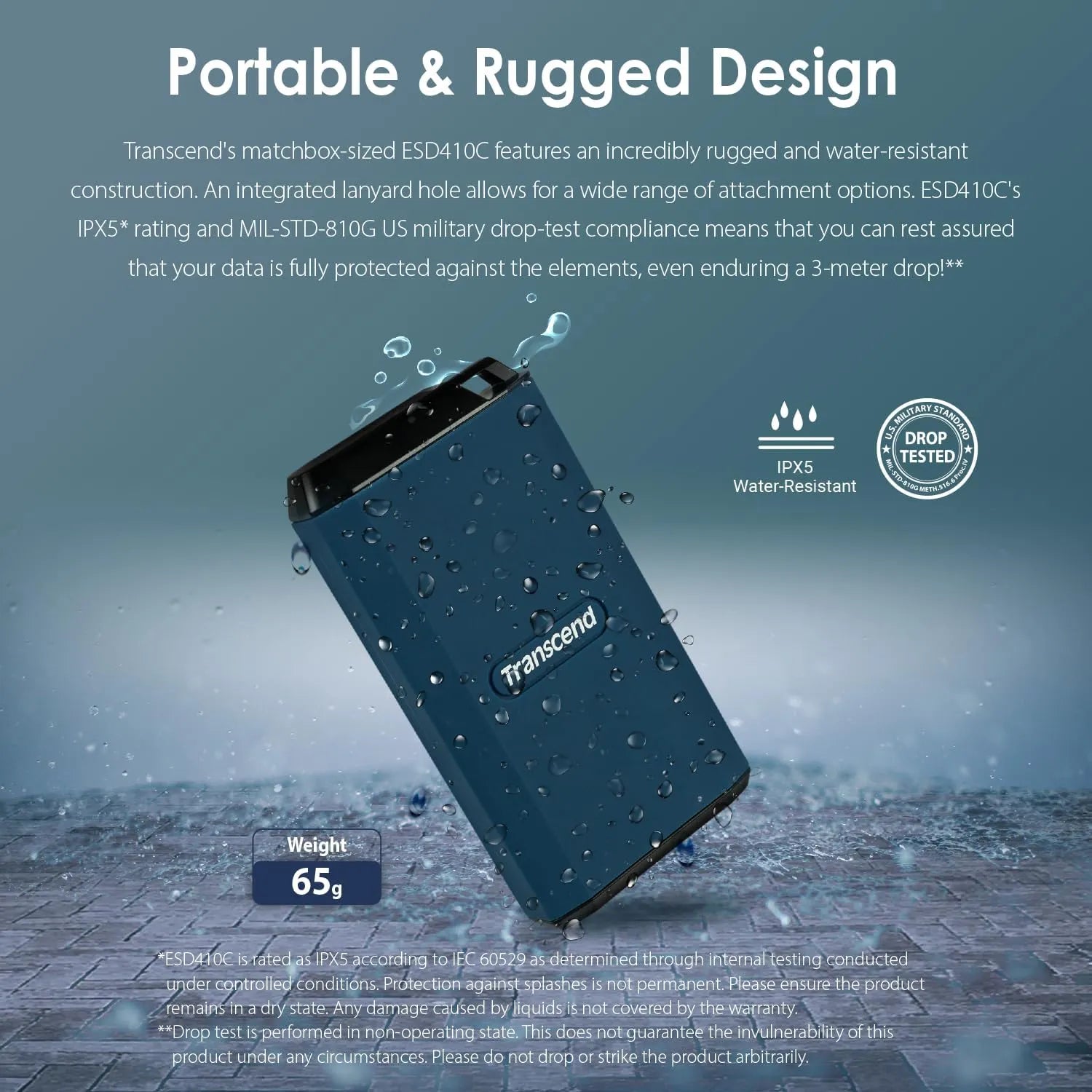 Transcend ESD410C 2000MB/s Portable SSD - متجر TT Tab للتقنيات الحديثة