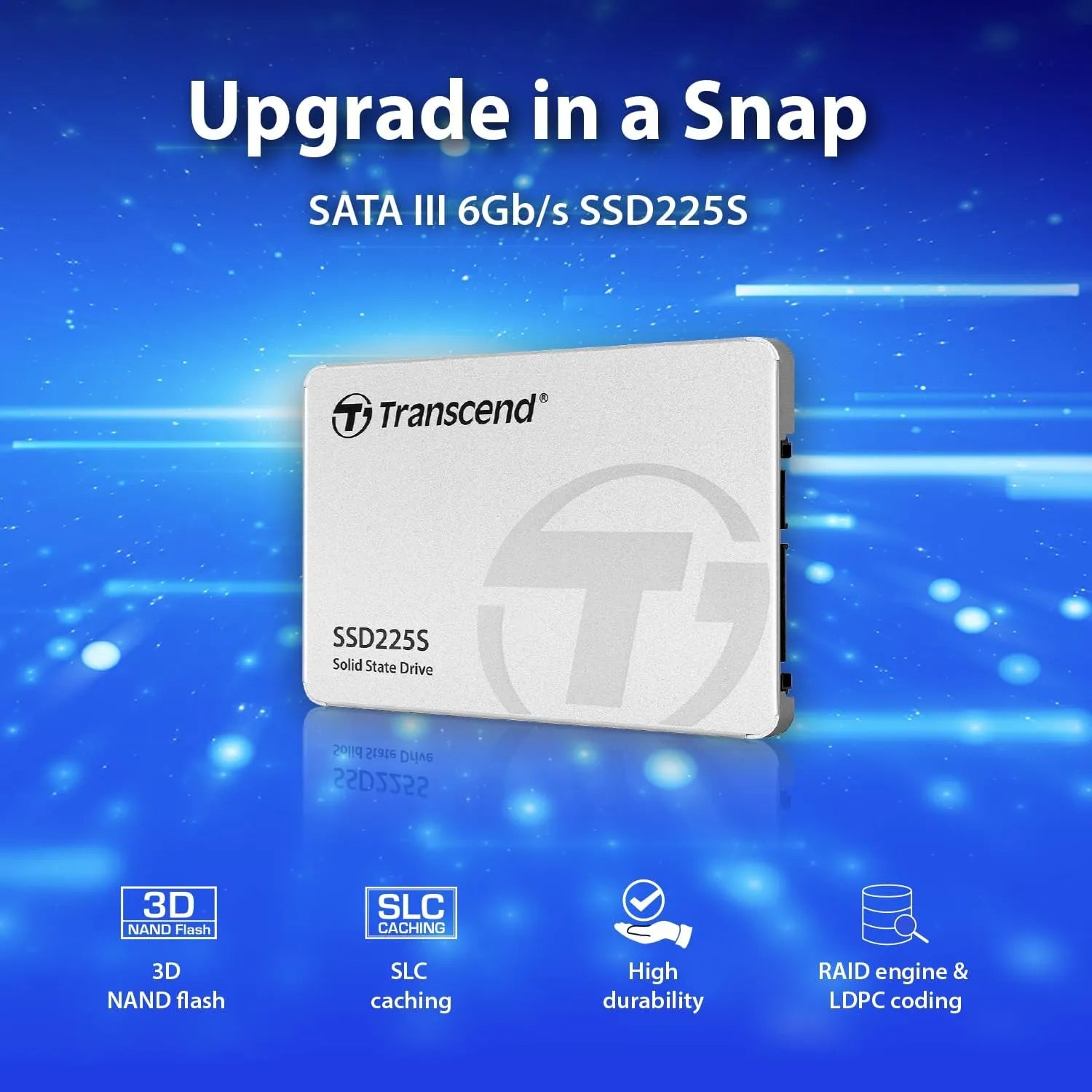 Transcend SSD225S SSD SATA 2.5 - متجر TT Tab للتقنيات الحديثة