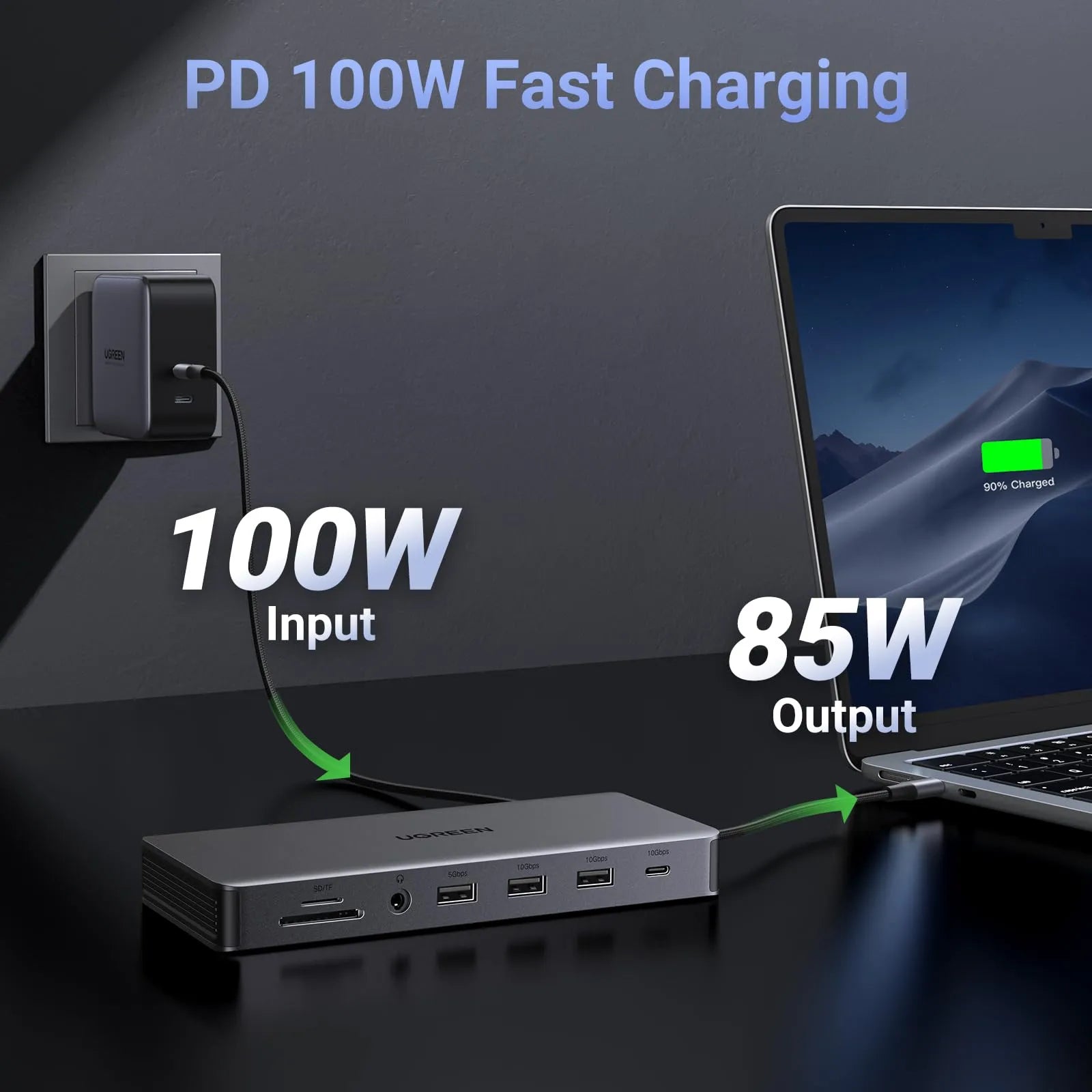 UGREEN Revodok Pro 313 13 in 1 USB C Docking Station - للتقنيات الحديثة TT TAB متجر