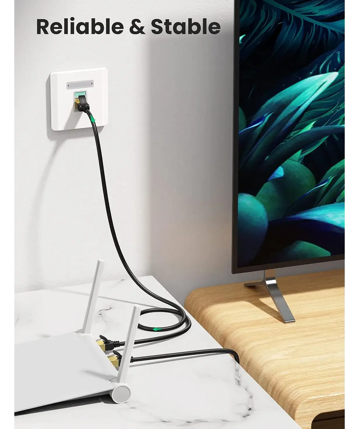 UGREEN Cat 7 F/FTP 10Gbps 600MHz Ethernet Cable - متجر TT Tab للتقنيات الحديثة