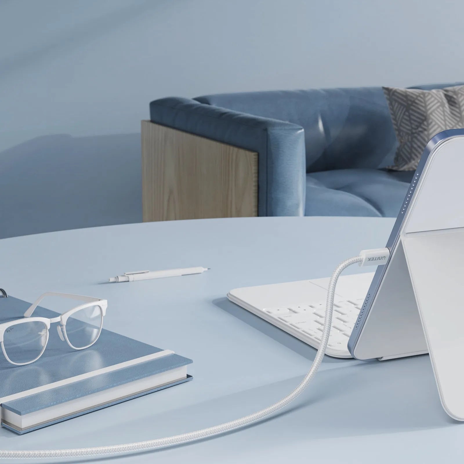 Unitek C14141A 100W Magnetic Type-C to Type-C Charging Cable - للتقنيات الحديثة TT TAB متجر