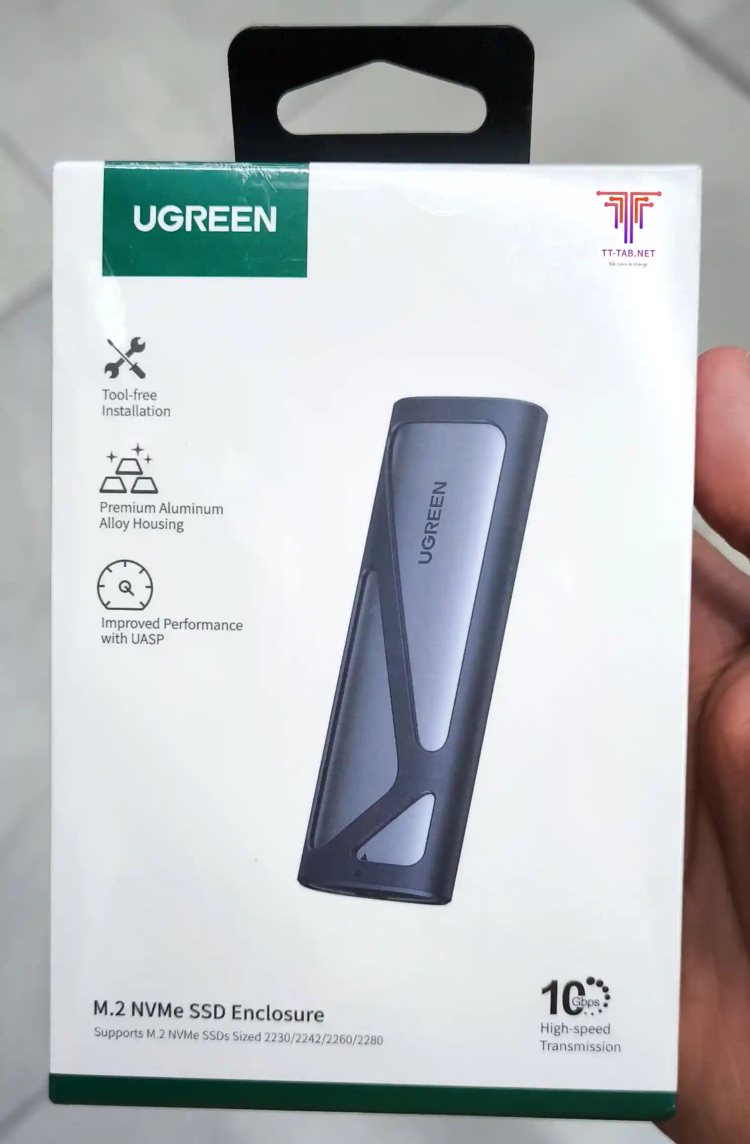 Ugreen M.2 NVMe SSD Enclosure - للتقنيات الحديثة TT TAB متجر