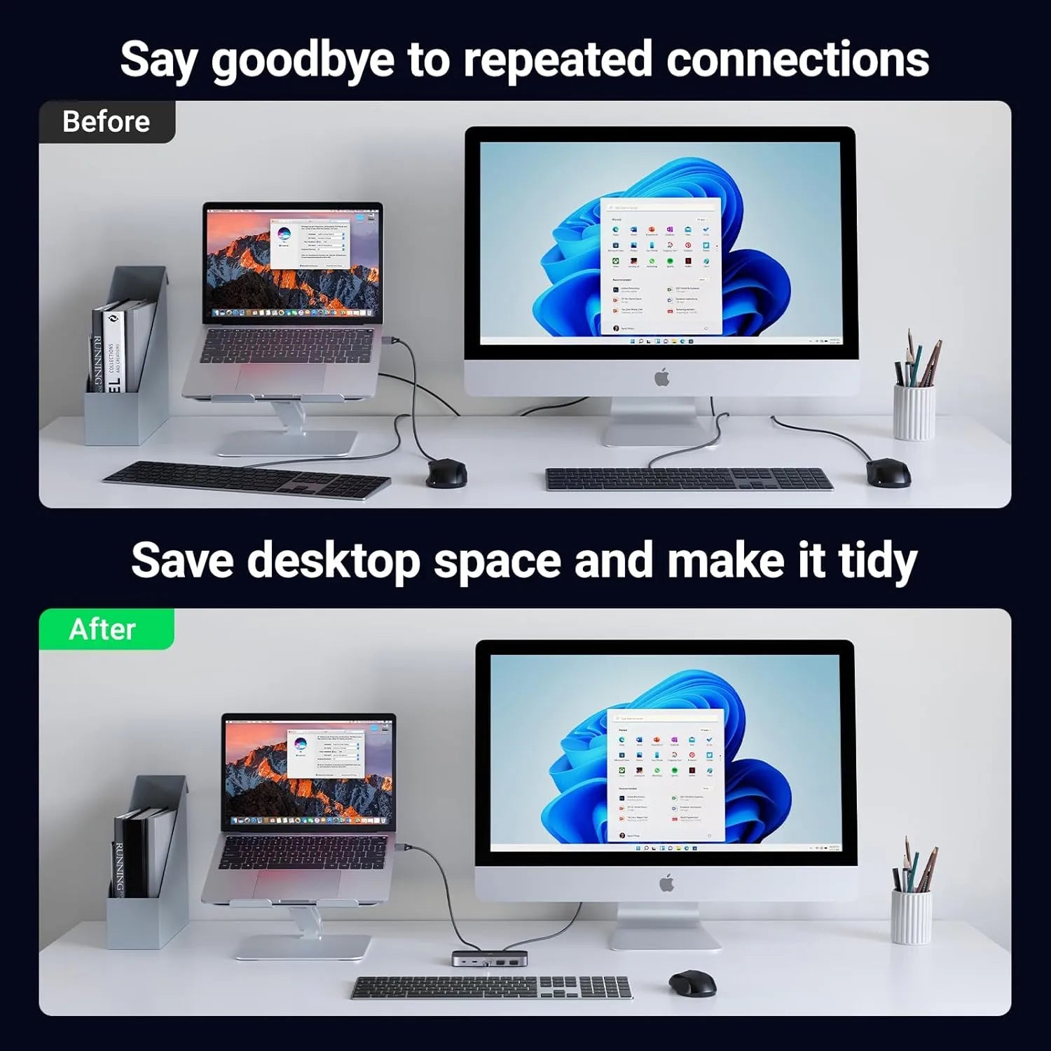 Ugreen 25098 USB 3.0 Sharing Switch 2 in 4 Out with Type-C - للتقنيات الحديثة TT TAB متجر