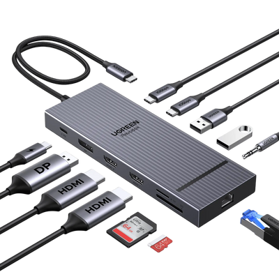 Ugreen 55767 UGREEN Revodok Pro Docking Station 12-in-1 Support 4K 120Hz