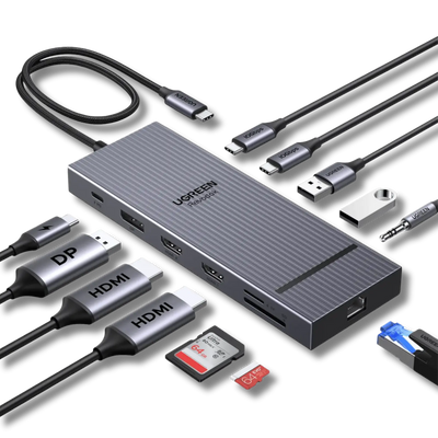 Ugreen 55767 UGREEN Revodok Pro Docking Station 12-in-1 Support 4K 120Hz