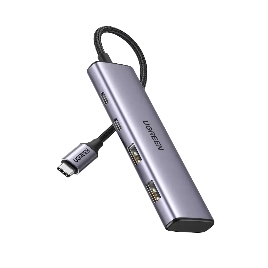 UGREEN CM473 15395 USB-C HUB 4-Port - متجر TT Tab للتقنيات الحديثة