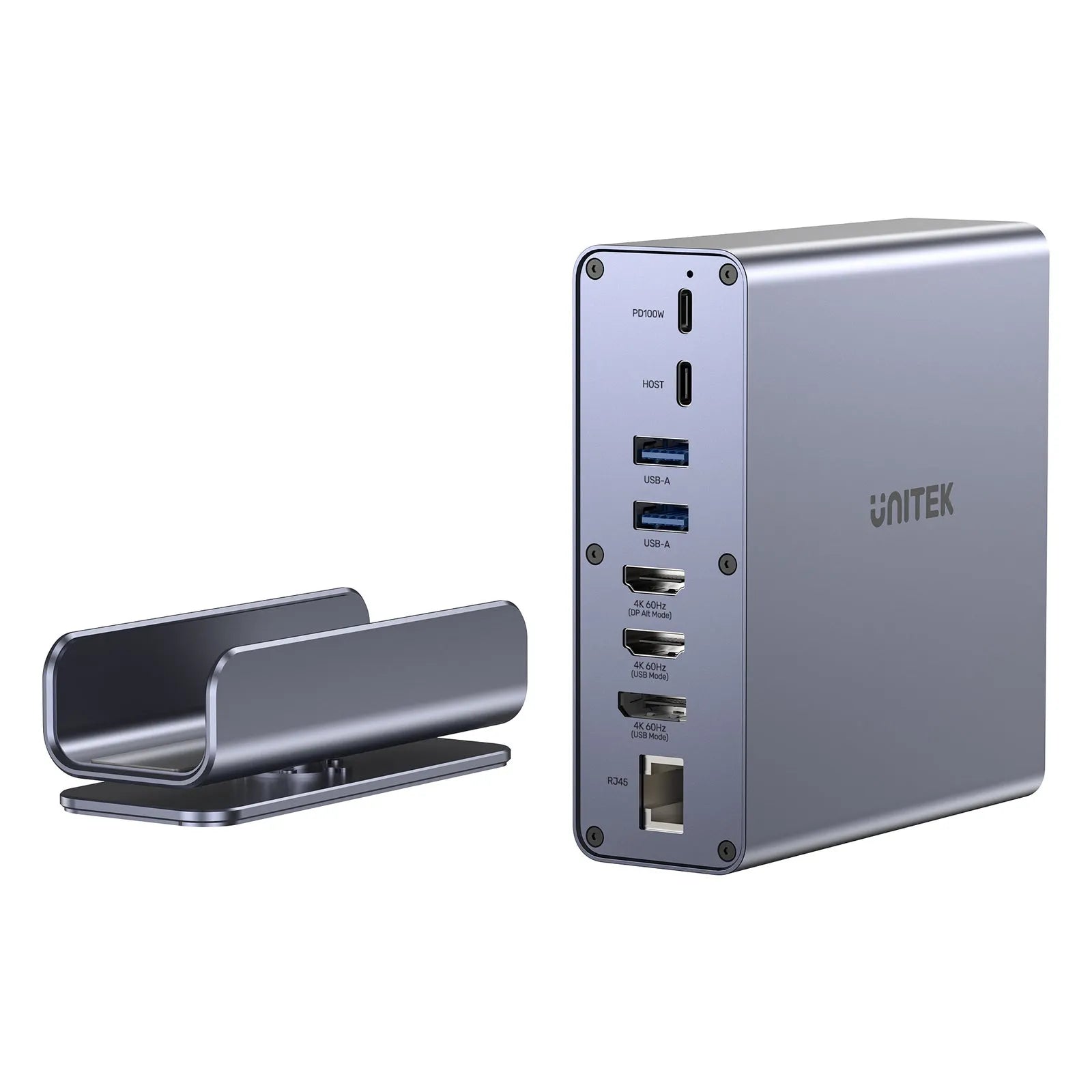 Unitek D1135AGY01 Universal DisplayLink Triple 4K Docking Station 15x1 - للتقنيات الحديثة TT TAB متجر