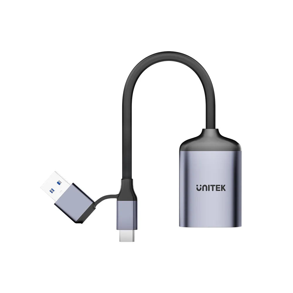 Unitek R1018E01 2-in-1 USB-C/A SD4.0 Card Reader - للتقنيات الحديثة TT TAB متجر