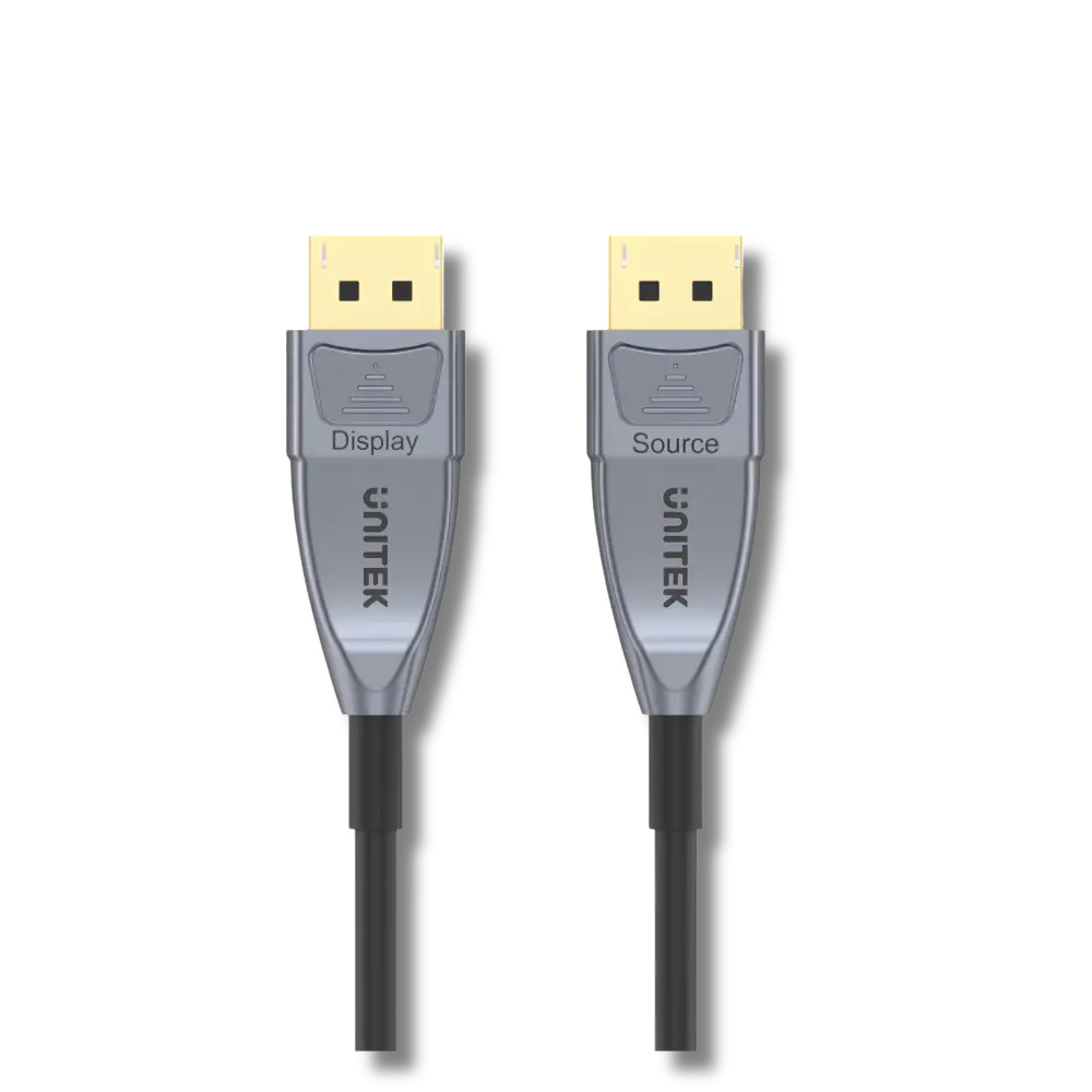 Unitek 8K Fiber Optic DisplayPort 1.4 Cable (8K@60Hz, 4K@144Hz, 1440p@240Hz) - متجر TT Tab للتقنيات الحديثة