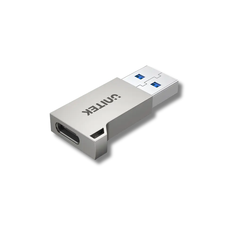 Unitek A1034NI USB-C To USB-A Zinc Adapter - للتقنيات الحديثة TT TAB متجر