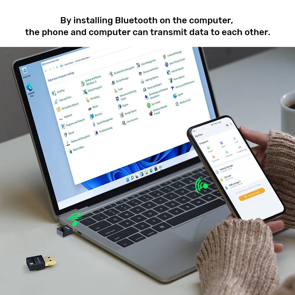 Unitek B105B Bluetooth USB Adapter 5.3 - للتقنيات الحديثة TT TAB متجر