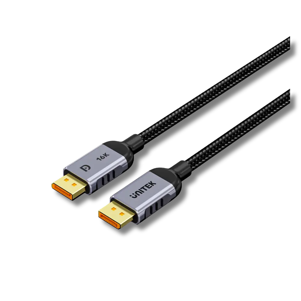 Unitek C1626GY01 Gaming 8K@120Hz DisplayPort 2.1 Cable - للتقنيات الحديثة TT TAB متجر